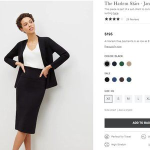 M.M. Lafleur Harlem skirt, black, 4